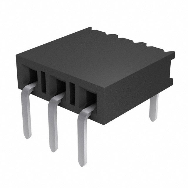 CONN RCPT 3POS 0.1 TIN PCB R/A