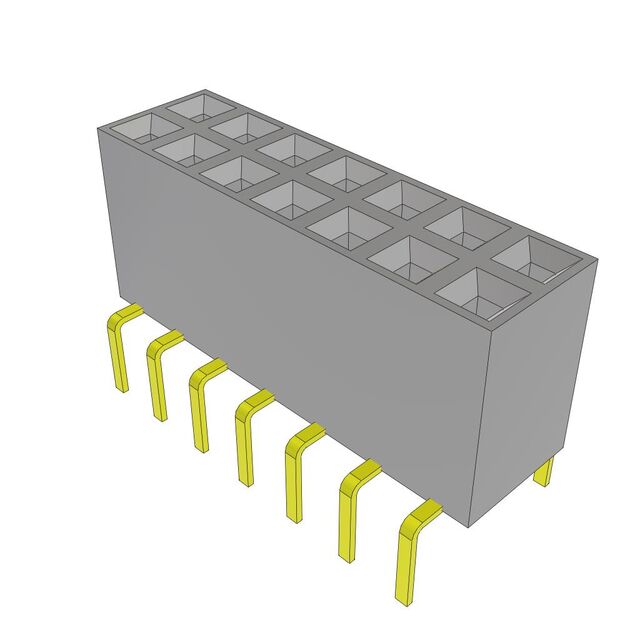 PASS-THROUGH SOCKET STRIP, 0.100