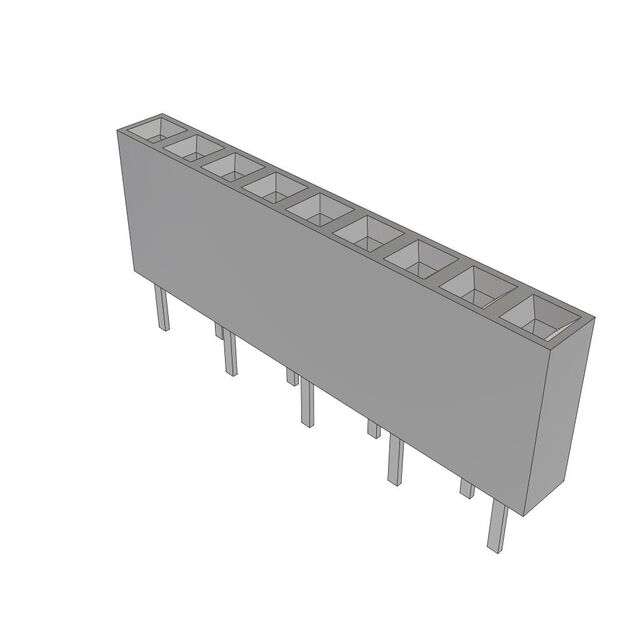 CONN RCPT 9POS 0.1 GOLD PCB