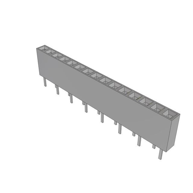 CONN RCPT 15POS 0.1 GOLD PCB