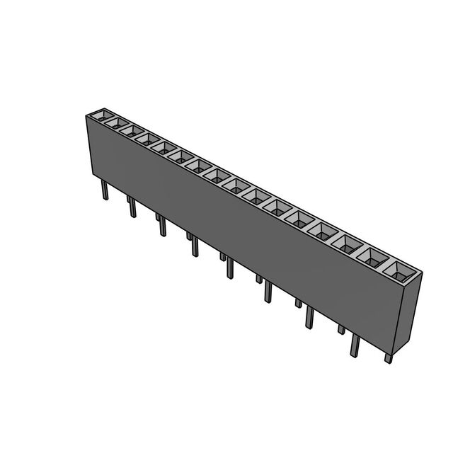 CONN RCPT 16POS 0.1 TIN PCB