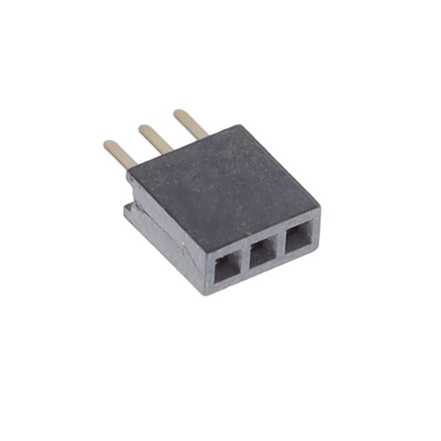 3W, 1.27MM PITCH SOCKET, SIL, TH