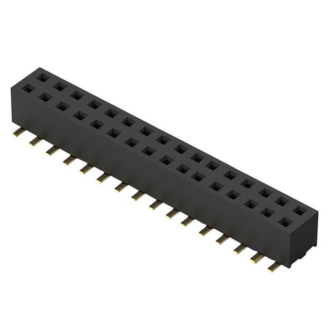 32W, 2MM PITCH SOCKET, DIL, SMT,