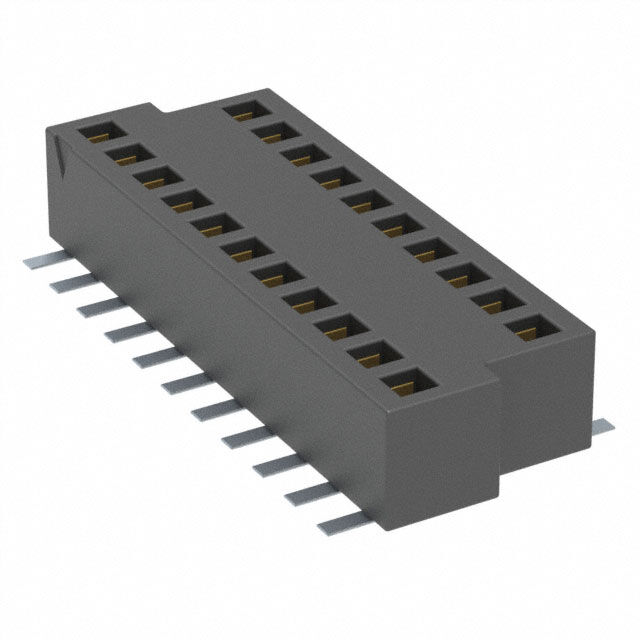 CONN SOCKET 21POS 0.039 GOLD SMD