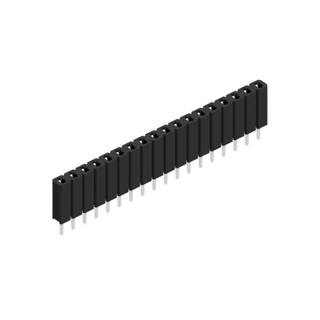 Stamped contact spring (fork con