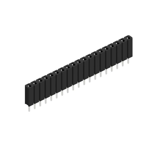 Stamped contact spring (fork con