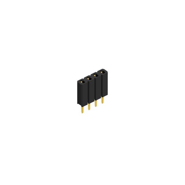 Stamped contact spring (fork con