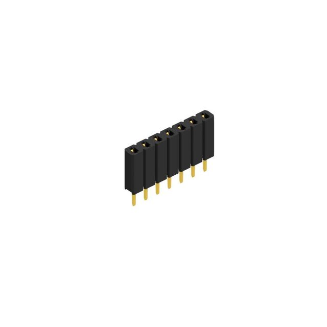 Stamped contact spring (fork con