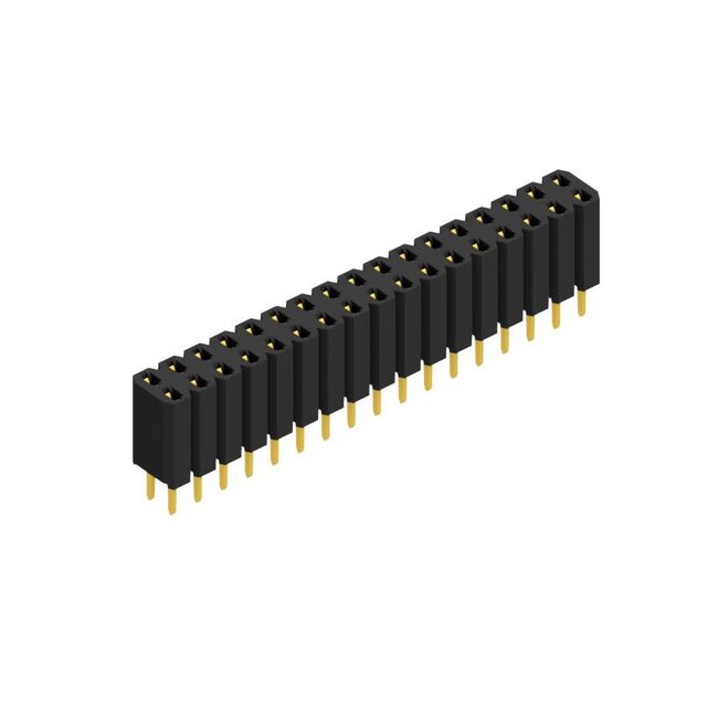 Stamped contact spring (fork con