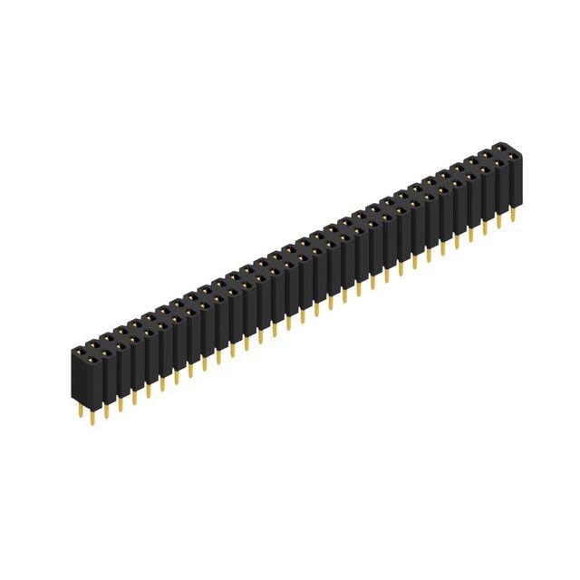 Stamped contact spring (fork con