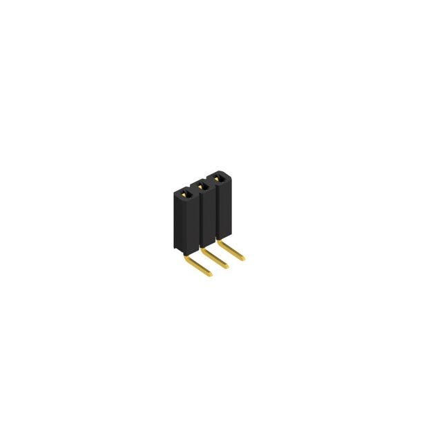 Stamped contact spring (fork con