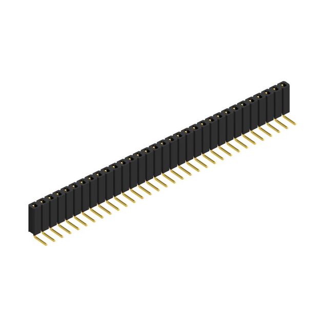 Stamped contact spring (fork con