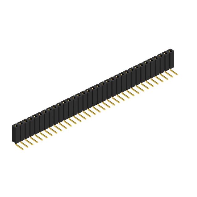 Stamped contact spring (fork con