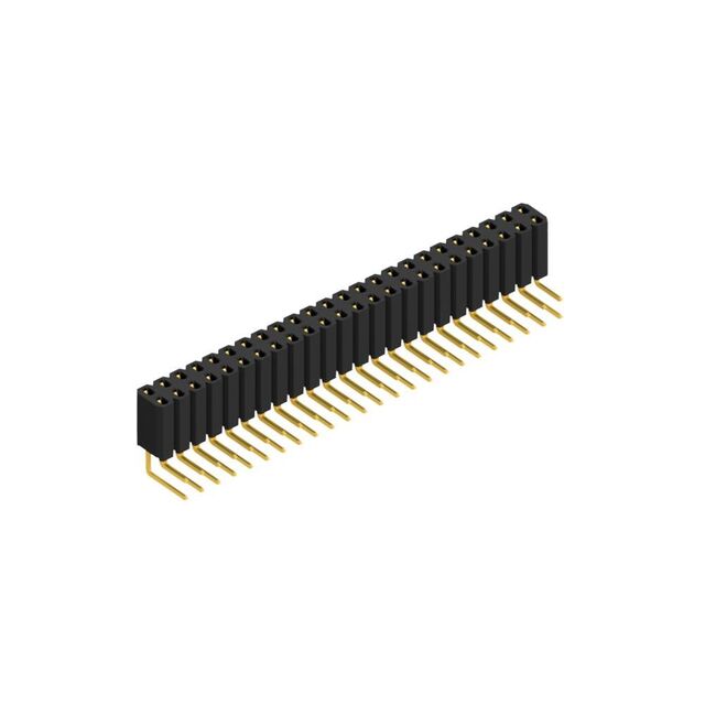 Stamped contact spring (fork con