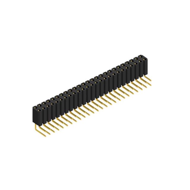 Stamped contact spring (fork con