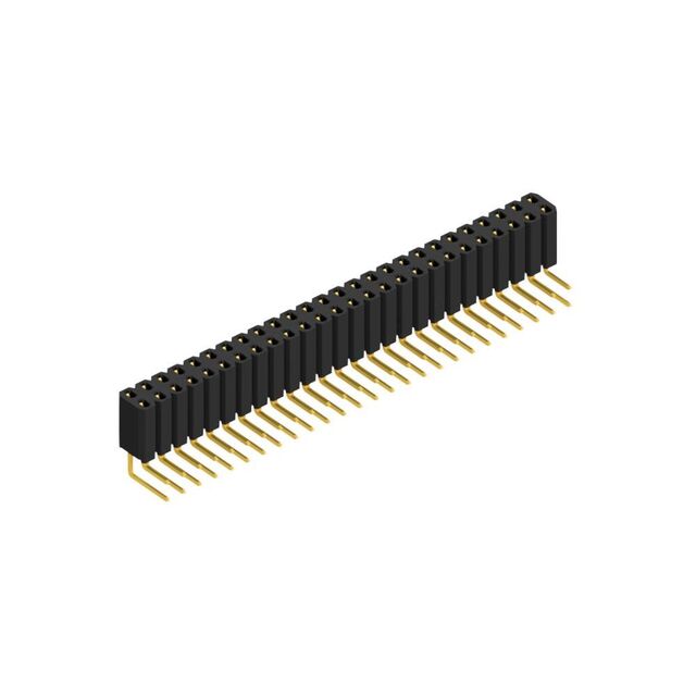 Stamped contact spring (fork con