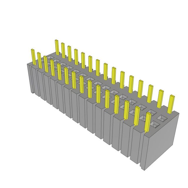 CONN RCPT 30POS 0.1 GOLD PCB