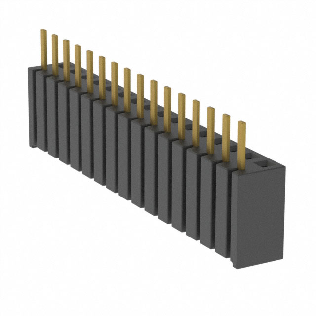 CONN RCPT 16POS 0.1 GOLD PCB