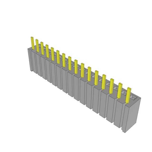 CONN RCPT 16POS 0.1 GOLD PCB