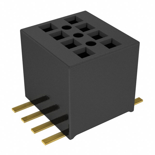 CONN RCPT 8POS 0.031 GOLD SMD