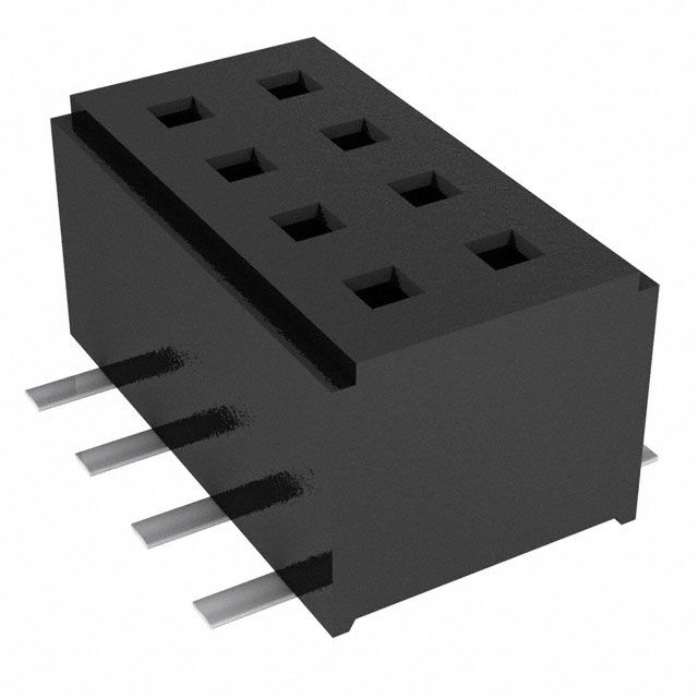 CONN RCPT 8POS 0.039 GOLD SMD