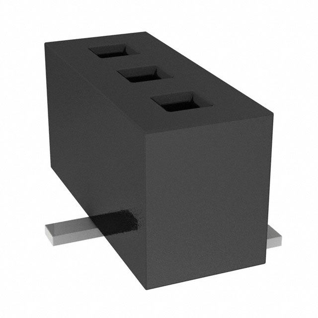CONN RCPT 3POS 0.05 GOLD SMD