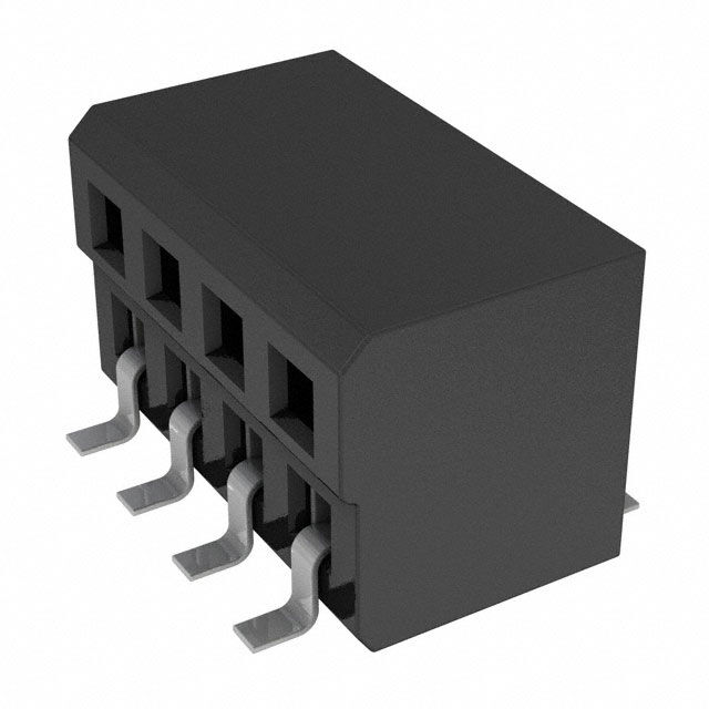 CONN RCPT 8POS 0.05 GOLD SMD R/A