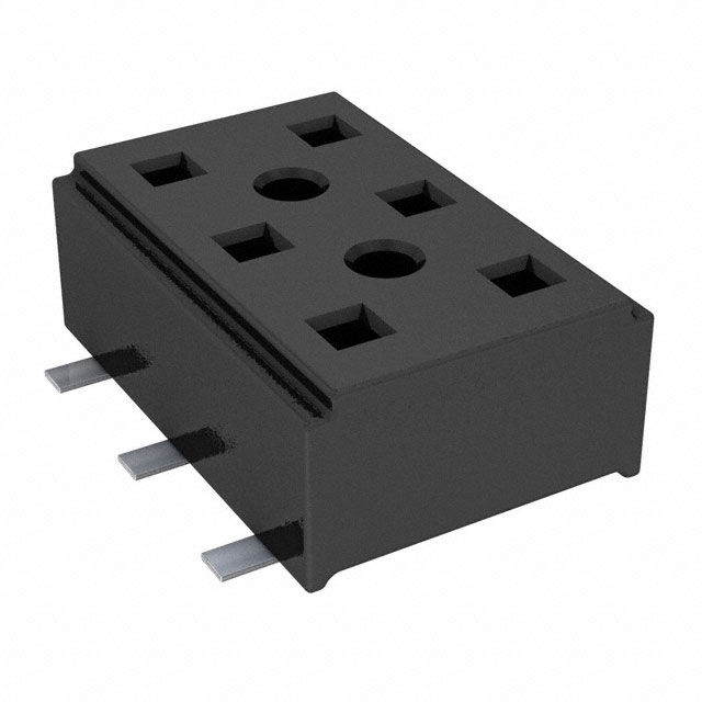 CONN RCPT 6POS 0.079 GOLD SMD