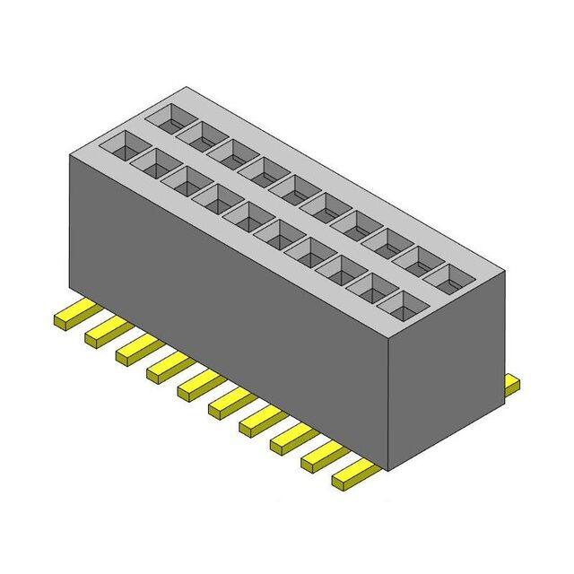 FEMALE HEADER PCB RECEPTACLE,LOC