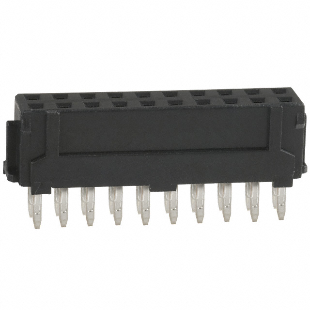 CONN RCPT 20POS 0.079 GOLD PCB