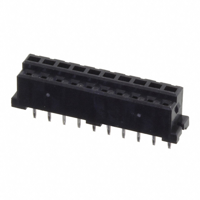 CONN RCPT 10POS 0.079 GOLD PCB