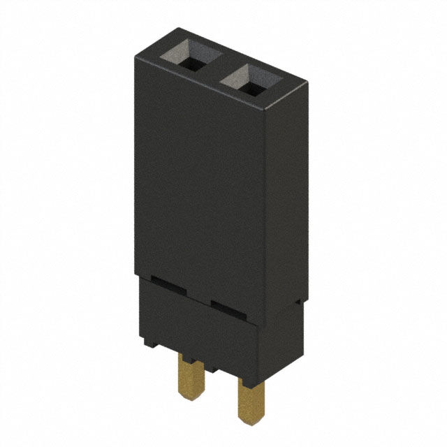 CONN SOCKET 2POS 0.1 GOLD PCB
