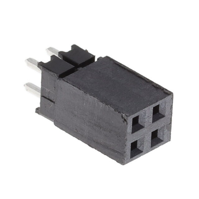 CONN SOCKET 4POS 0.1 GOLD PCB