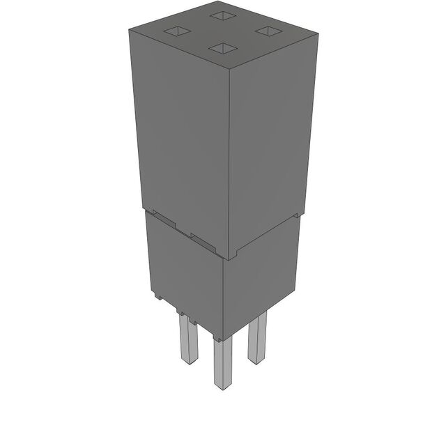 CONN SOCKET 4POS 0.1 GOLD PCB