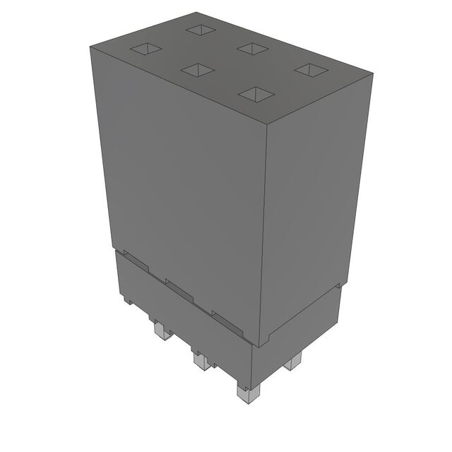 CONN SOCKET 6POS 0.1 TIN PCB
