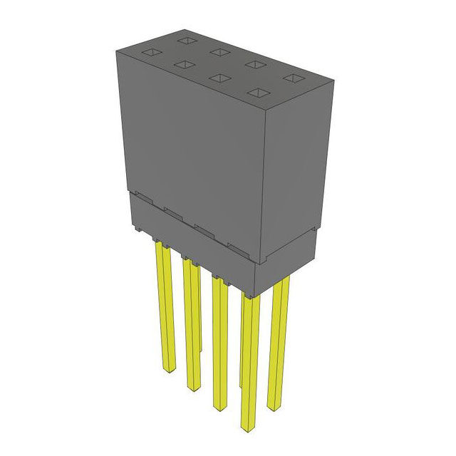 CONN SOCKET 8POS 0.1 GOLD PCB