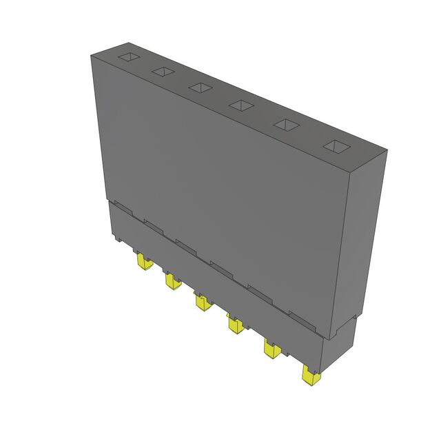 CONN SOCKET 6POS 0.1 GOLD PCB