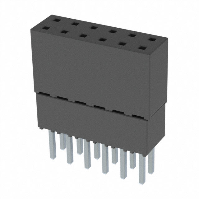 CONN SOCKET 12POS 0.1 GOLD PCB