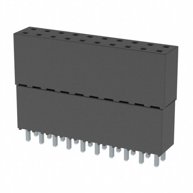 CONN SOCKET 20POS 0.1 GOLD PCB