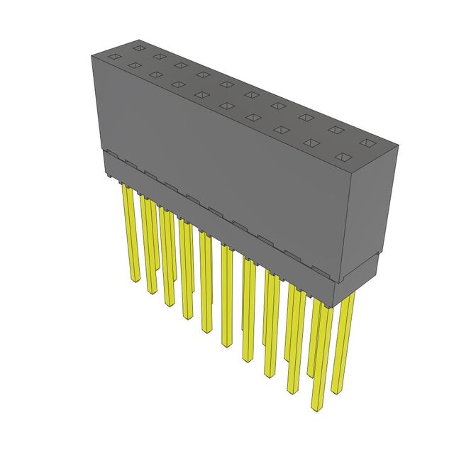 CONN SOCKET 20POS 0.1 GOLD PCB