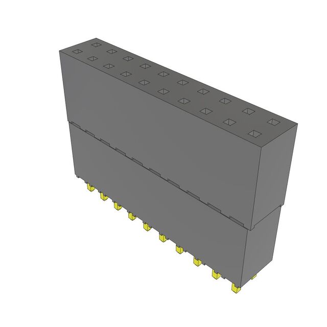 CONN SOCKET 20POS 0.1 GOLD PCB