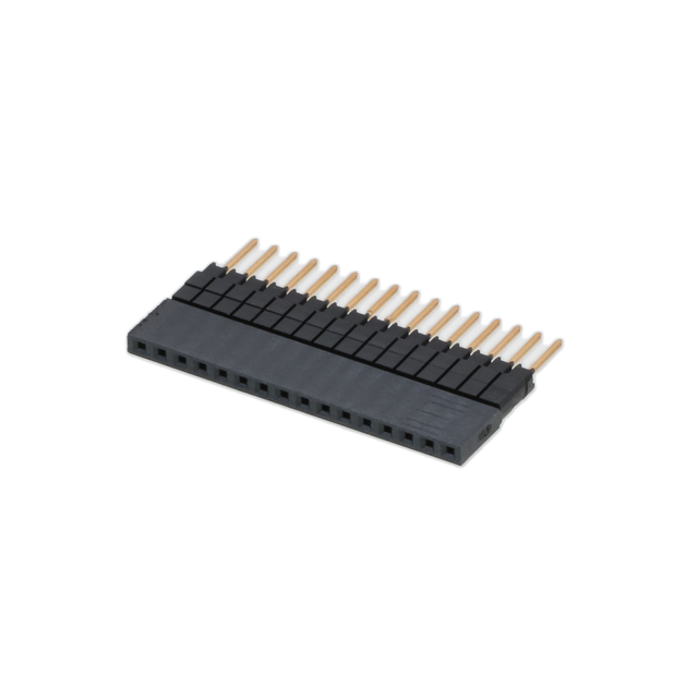 CONN SOCKET 16POS 0.1 GOLD PCB