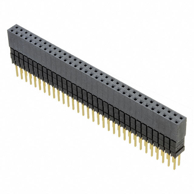 CONN SOCKET 64POS 0.1 GOLD PCB