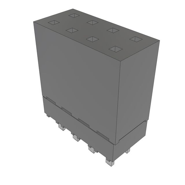 CONN SOCKET 8POS 0.1 TIN PCB
