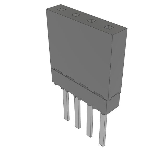CONN SOCKET 4POS 0.1 TIN PCB