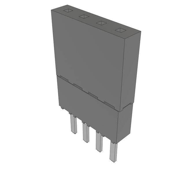 CONN SOCKET 4POS 0.1 TIN PCB