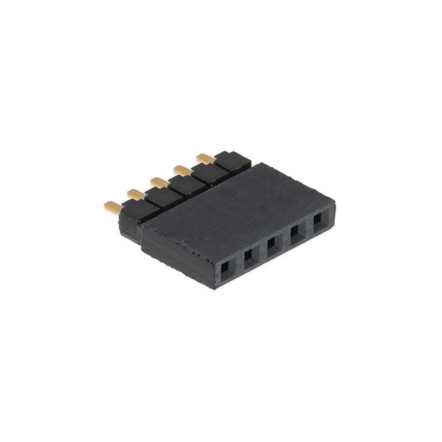 CONN SOCKET 5POS 0.1 GOLD PCB