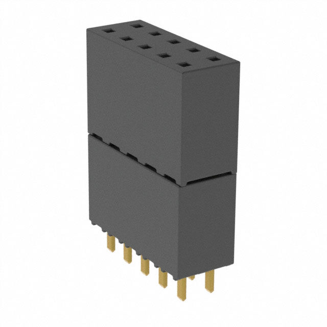 CONN SOCKET 10POS 0.1 GOLD PCB