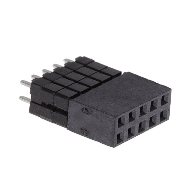 CONN SOCKET 10POS 0.1 GOLD PCB