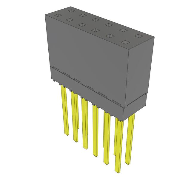 CONN SOCKET 12POS 0.1 GOLD PCB